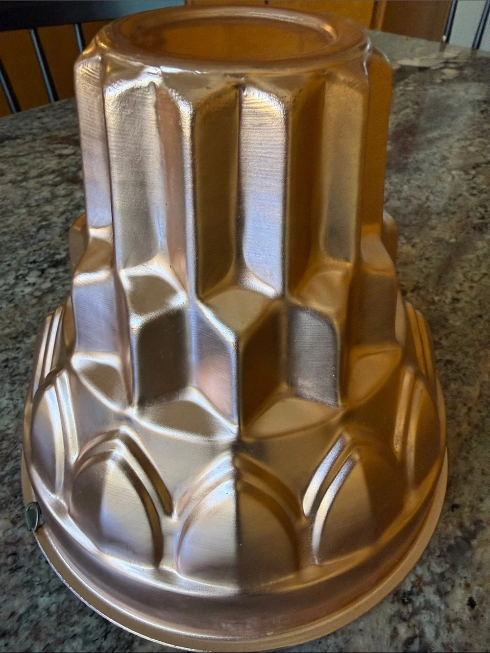 Copper Bundt Cake Pan - Decorative Mold